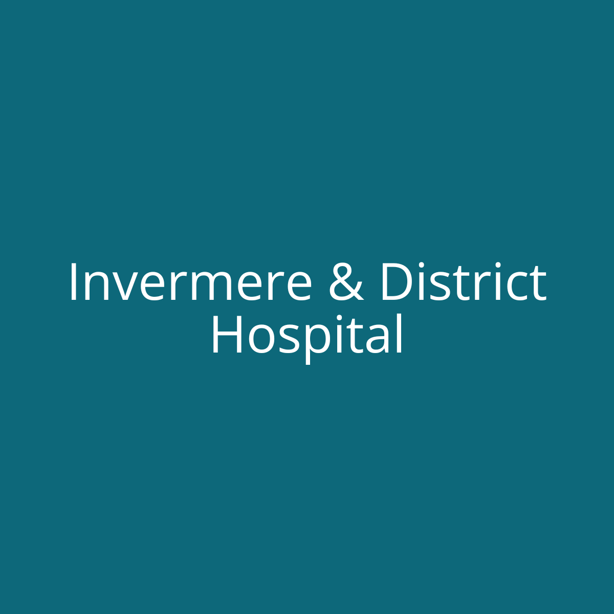 Invermere & District Hospital Invermere