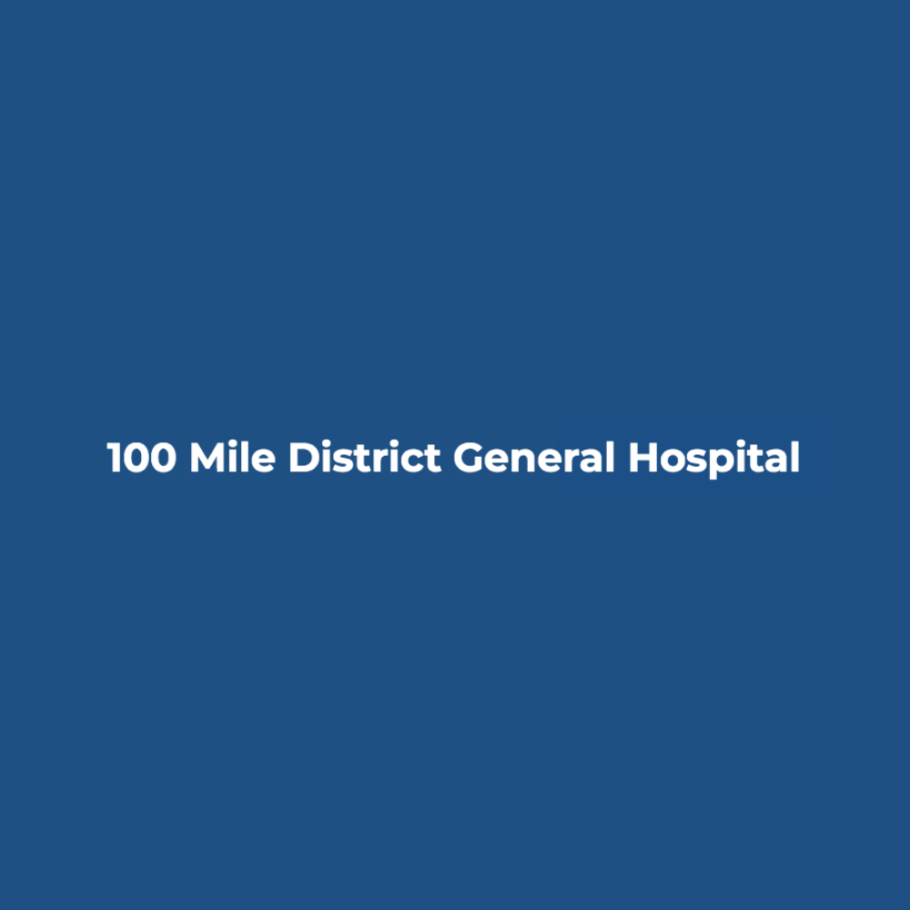 100 MILE HOUSE DISTRICT GENERAL HOSPITAL PHARMACY 100 Mile House
