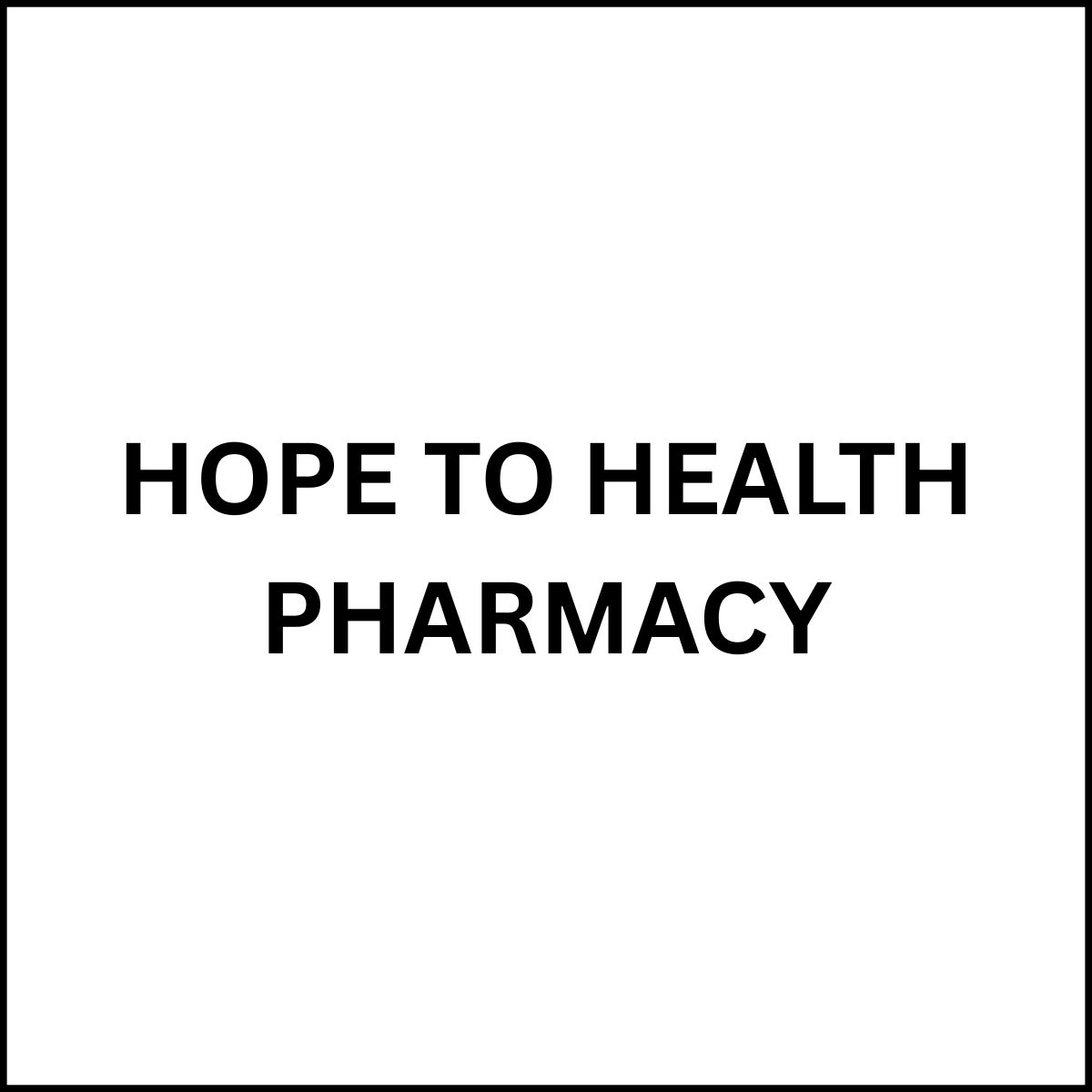 HOPE TO HEALTH PHARMACY Vancouver