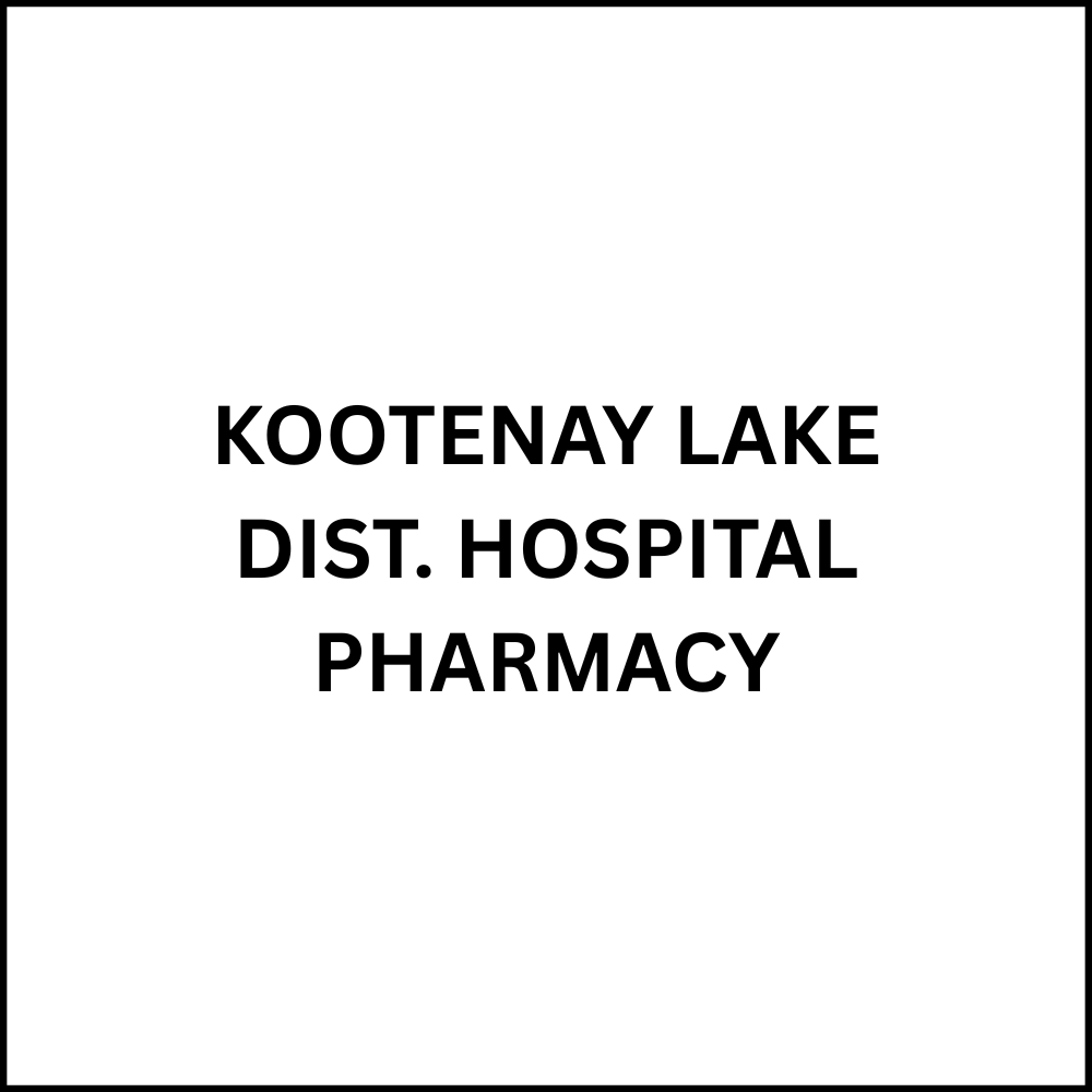 KOOTENAY LAKE DIST. HOSPITAL PHARMACY Nelson