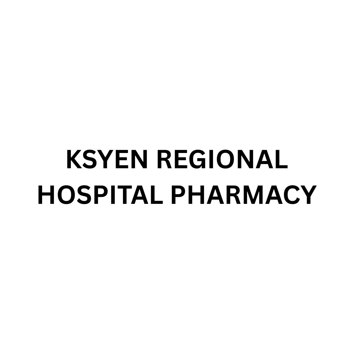 KSYEN REGIONAL HOSPITAL PHARMACY Terrace