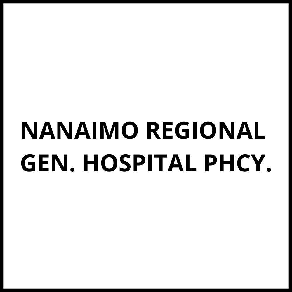 NANAIMO REGIONAL GEN. HOSPITAL PHCY. Nanaimo