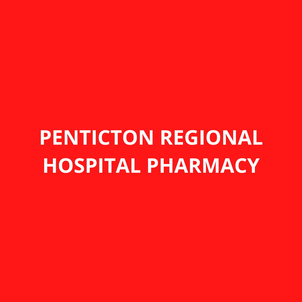 PENTICTON REGIONAL HOSPITAL PHARMACY Penticton